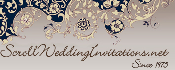 Scroll Wedding Invitations